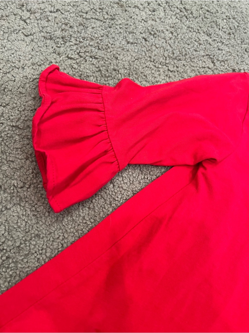 Red Ruffled Tunic - Picture 2 of 4